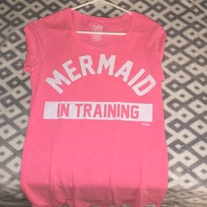 Justice “Mermaid in training” T-shirt.